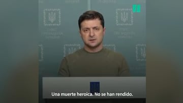 Conmovedor mensaje del presidente de Ucrania a la nación