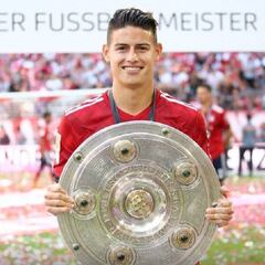 James, campeón con Bayern: 20 títulos como profesional