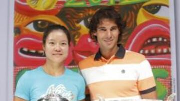 Na Li y Rafa, los campeones.