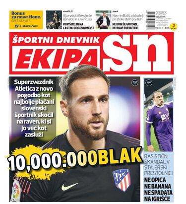 En Eslovenia alucinan con el nuevo contrato de su ídolo Oblak