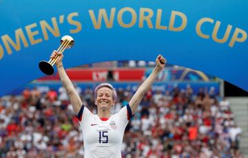 La líder de la Selección Estadounidense Femenil fue nominada al Premio de la Mejor Jugadora de la FIFA, luego de consagrarse en el pasado Mundial de Francia 2019, donde además fue nombrada la mejora jugadora del torneo.