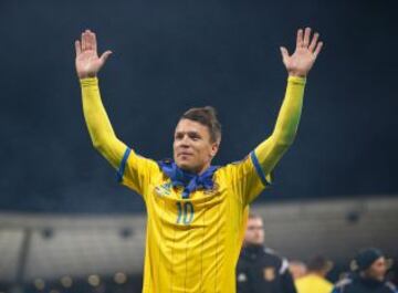 Yevhen Konoplyanka, volante ucraniano de Sevilla.