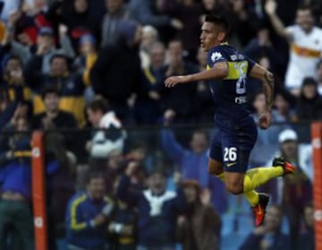 Sebastián Pérez fue titular y jugó todo el partido con Boca Juniors en la goleada sobre Quilmes en juego de la cuarta fecha de la Liga de Argentina.