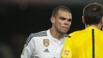 Pepe, durante el partido.