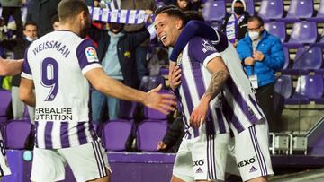 Sergio Le&oacute;n celebra uno de sus tantos ante el Amorebieta.