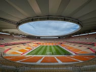 Sevilla 21/04/25 Estadio de la Cartuja donde se va a celebrar la final de la Copa del Rey entre el Real Madrid y el FC Barcelona FOTO.ALEJANDRO RUESGA