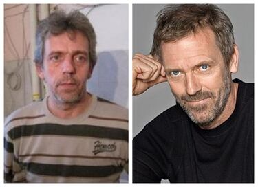 Aspecto desaliñado y mirada cansada, dos de las características más destacadas de Hugh y su personaje más famoso, el doctor House.
