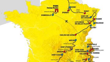 Tour de Francia 2019: etapas, perfiles y recorrido