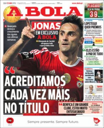 Portadas de la prensa mundial