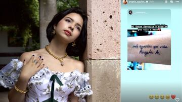 Fan se hace tatuaje en honor a Angela Aguilar