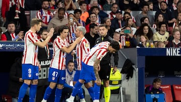 Cambios en el Atlético-Barça de Liga.