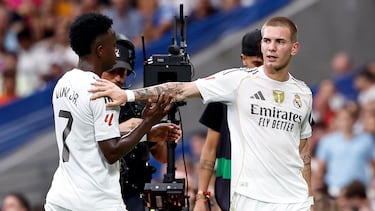 El enfado de Vinicius fue con Mastantuono