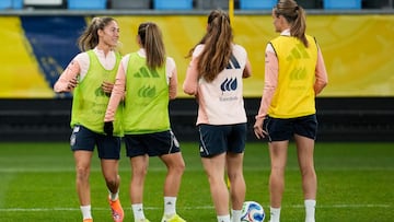 Entrenamiento de la Selección en Gotemburgo.