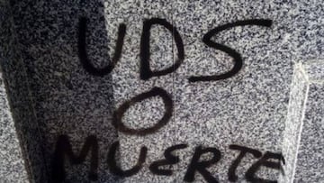 Los ultras del Salamanca ensucian el derbi: &quot;UDS o muerte&quot;