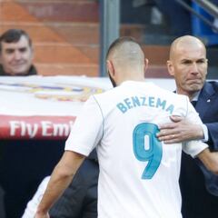 La afición suspende a Benzema y Zidane y glorifica a Ter Stegen