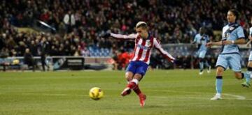 Griezmann marca el 1-0.