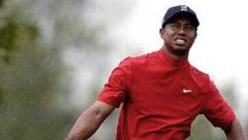 <B>NO TUVO SU DÍA.</B> Tiger Woods firmó una tarjeta de 72 golpes en la última jornada y quedó a 10 golpes del líder.