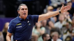 BERLIN, GERMANY - SEPTEMBER 13: Head coach Sergio Scariolo of Spain   during the FIBA EuroBasket 2022 quarterfinal match between Spain and Finland at EuroBasket Arena Berlin on September 13, 2022 in Berlin, Germany. (Photo by Pedja Milosavljevic/DeFodi Images via Getty Images)