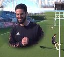 Isco destrozó el récord de puntería en este reto de fútbol