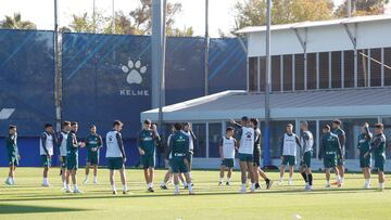 Entrenamiento del Espanyol.