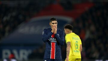 Achraf Hakimi handed the Ligue 1 leaders a dream start - one they couldn’t capitalize on as Matthis Abline levelled for the visitors.