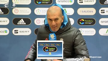 Zidane: "Eran evidencias, no excusas"