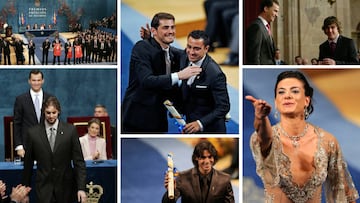 La selección española de baloncesto, Iker Casillas y Xavi Hernández, Fernando Alonso, Pau Gasol, Rafa Nadal o Yelena Isinbayeva han sido algunos de los ganadores del Premio Princesa de Asturias de los Deportes.