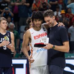 La foto de Pau Gasol y el MVP Almansa