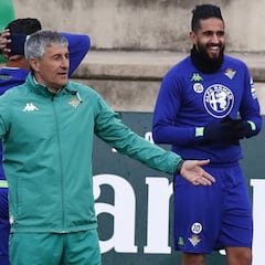 Setién: "Yo esperaba que llegara un delantero, pero..."