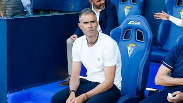 Garitano en el banquillo del Nuevo Mirandilla.