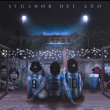 Jugador del año: la canción de Trueno, Acru y Bizarrap para la Liga Profesional de Fútbol