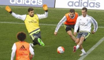 Pacheco, Nacho y Lucas Vázquez.