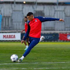 El Atlético ya prepara el partido contra la Lazio
