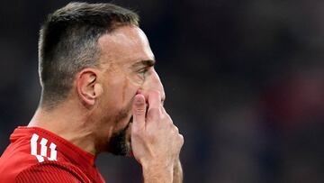 El futbolista francés del Bayern Munich, Franck Ribéry, durante un partido.