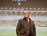 Alfredo de Miguel, presidente del Mirandés.