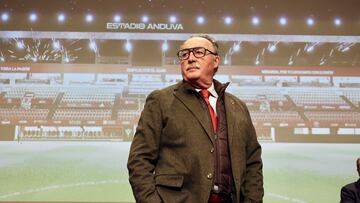 Alfredo de Miguel, presidente del Mirandés.