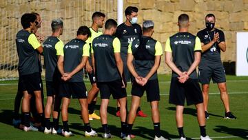 El Granada durante un entrenamiento.