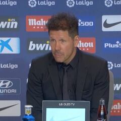 Simeone: "Se van mis jugadores"