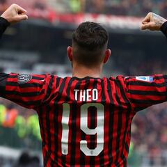 "Si Theo se confirma en el Milán, estará entre los mejores del mundo"