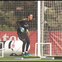 Penúltimo entrenamiento antes de medirse al Villarreal