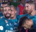Carvajal, al árbitro tras el gol de Asensio: "¡Pita otro penalti!"