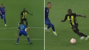 El ¨²ltimo show de Kant¨¦ en Arabia que para muchos habla mal de la liga: vean lo que hace