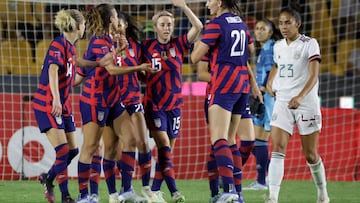 The US Women's National Team made it three wins in three matches with a win over Mexico in the final match before the semis of the CONCACAF W Championship.