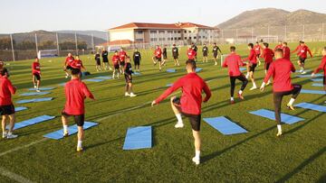 21/07/17 ENTRENAMIENTO DE LA MAÑANA DE PRETEMPORADA DEL ATLETICO DE MADRID EN LOS ANGELES DE SAN RAFAEL