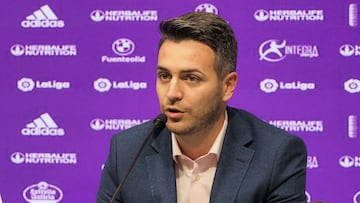 FRAN SANCHEZ, DIRECTOR DEPORTIVO DEL REAL VALLADOLID.