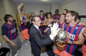 El 14 de junio de 2011el Barcelona de Baloncesto se hace con la Liga 2010-2011.