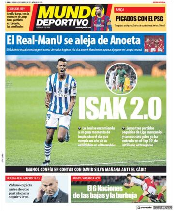 "Zidane explota"... las portadas deportivas de hoy