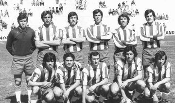 Alineación del Granada en los años 70. Etapa dorada.