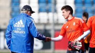 Luca Zidane, con el primer equipo
