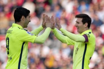 Messi y Luis Suárez